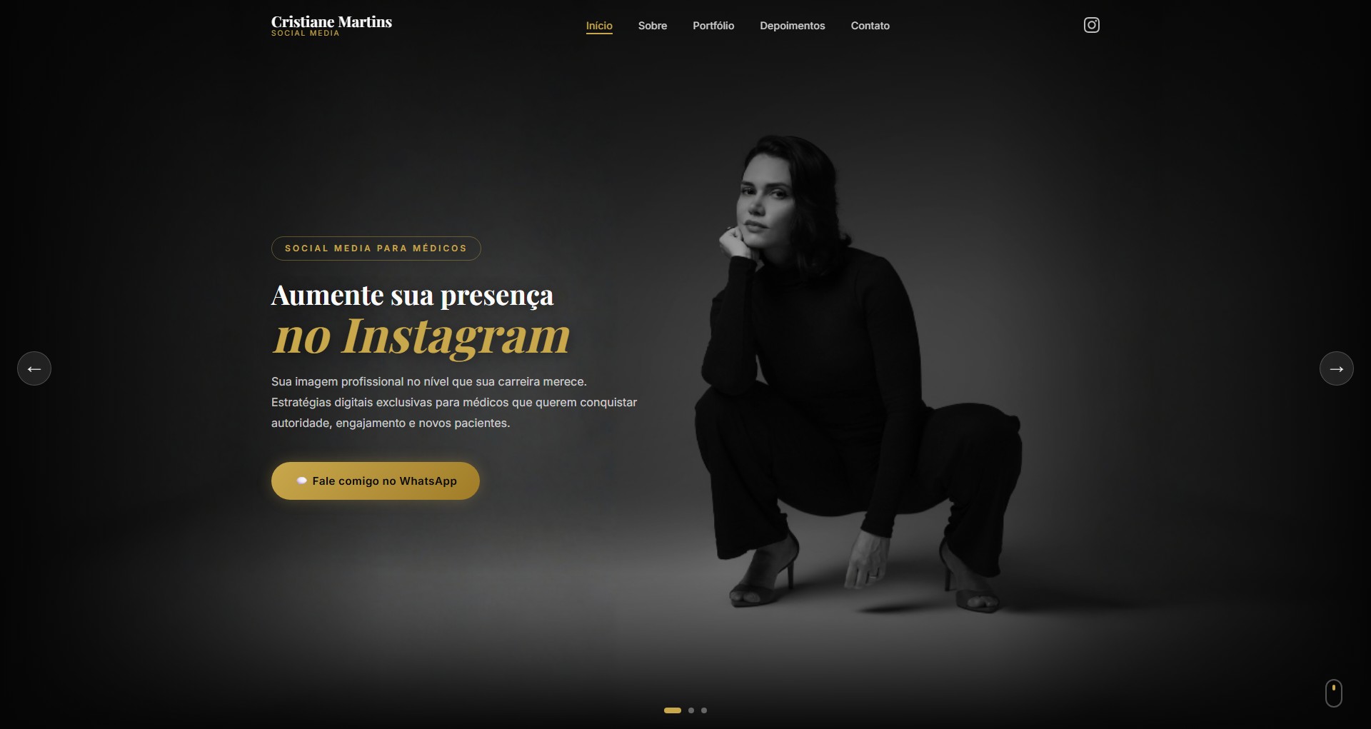 Site Cristiane Martins Comunica